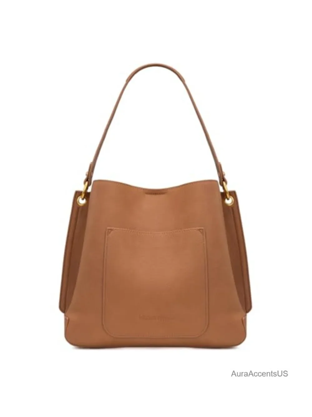 Medium Hobo Bag for Women, Vegan Leather Shoulder Purse with 3 Compartments,